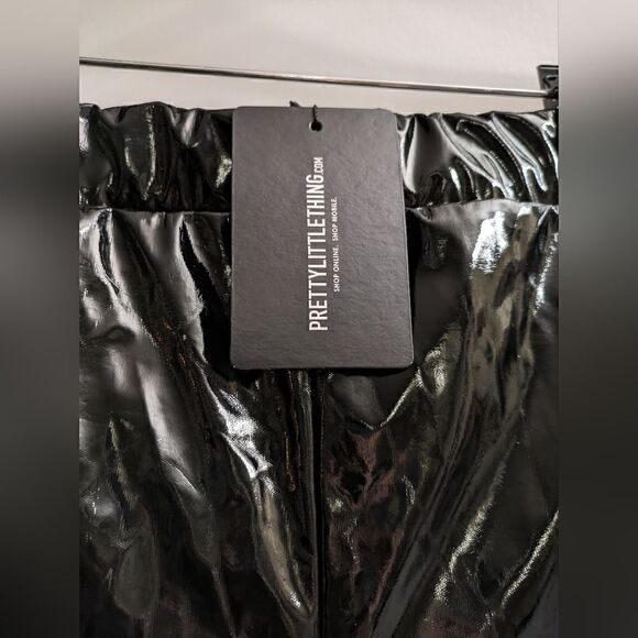 Pretty little thing Black Vinyl Skinny Pant - Picture 4 of 6